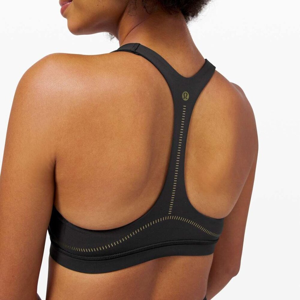 Lululemon Arise Bra *Light Support C/D Cup Women's Size 12 in Black New W/ Tags!